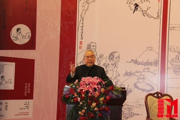 范曾分享绘制鲁迅小说插图时的心境、整体构思和细节画法