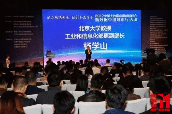 北京大学教授、中国大数据产业生态联盟荣誉顾问、工业和信息化部原副部长杨学山发言
