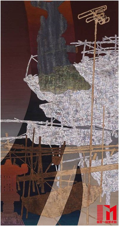 《家在水上》 2012年 97cm×180cm